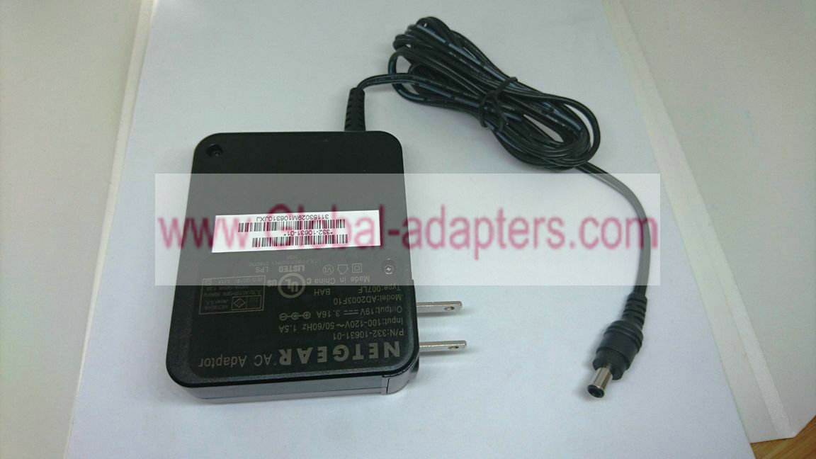 Brand New NETGEAR AD2003F10 332-10631-01 19V 3.16A Router AC Adapter US Plug